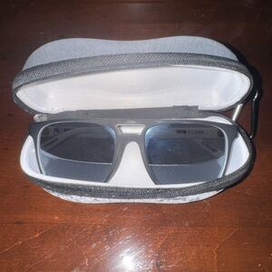 SPY Signature Collection Gray and Orange Glasses Case